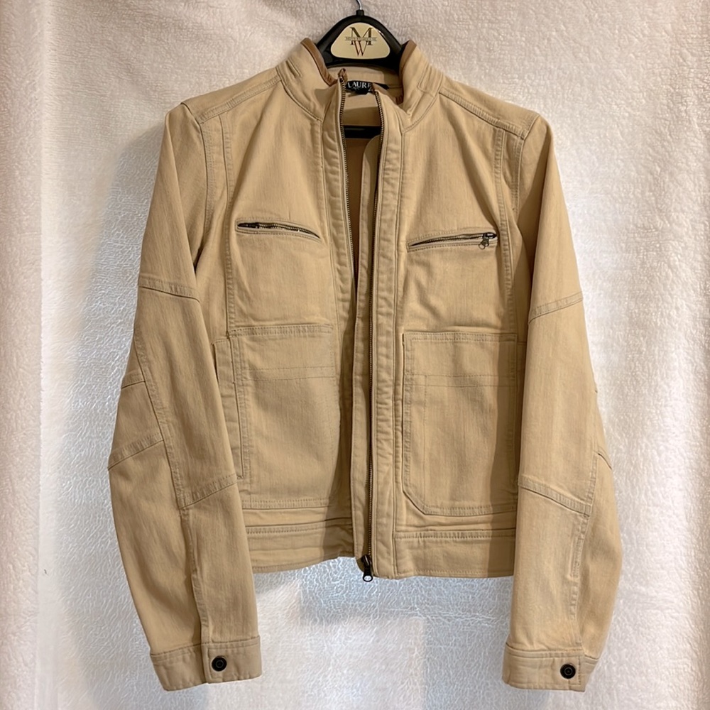Ralph Lauren Medium Light Yellow Jean Jacket